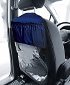 Накидка из ПВХ пленки и с карманами из ткани на спинку автомобильного сиденья.  Артикул 879