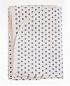 Наматрасник 0,6 х 1,17 м, для детской кроватки, с рисунком Серый Горох. Артикул 52388