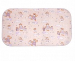 Клеенка 0,68 х 1 м, для детской кроватки, с рисунком Звездная Фантазия окантованная белой тесьмой. Артикул 9912
