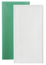 Клеенка 1 х 1,4 м, медицинская зеленая, белая. Артикул 0018