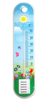 Термометр  с рисунком Солнышко 
