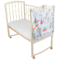 Органайзер на детскую кроватку, из клеенки с рисунком Каляки Маляки.  Артикул 9738